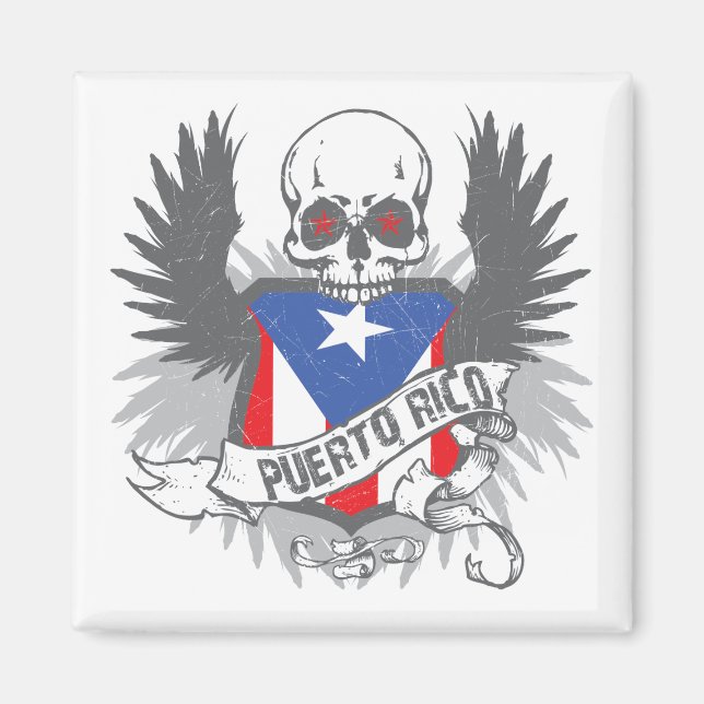 Puerto Rico Star Magnet (Vorne)