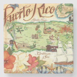 Puerto Rico Steinuntersetzer