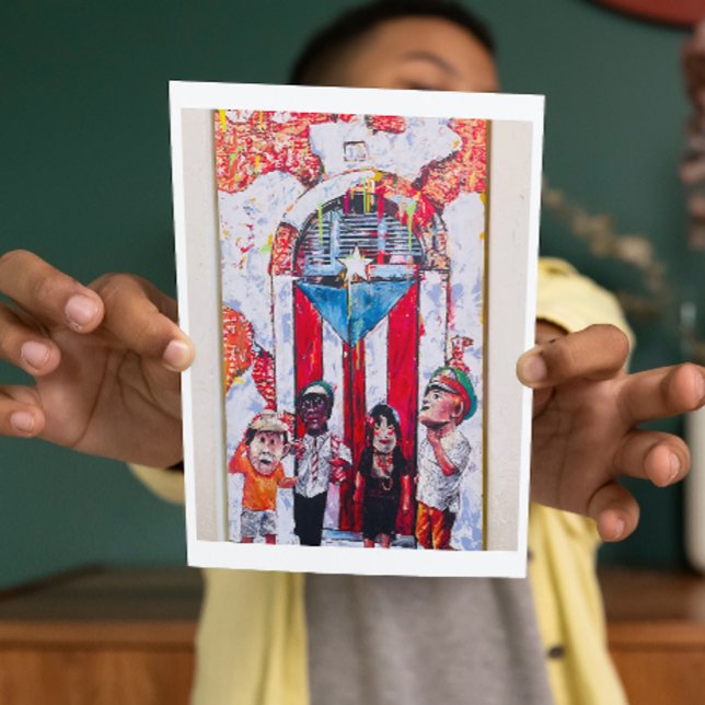 Puerto Rico Street Art Postkarte (Von Creator hochgeladen)
