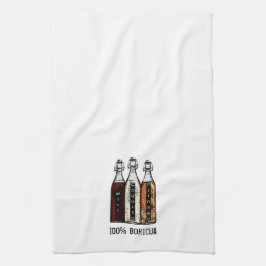 Puerto Rico Traditionelle Getränke 100% Boricua Ki Geschirrtuch