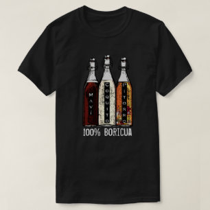 Puerto Rico Traditionelle Getränke 100% Boricua T- T-Shirt