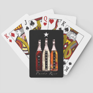 Puerto Rico Traditionelle Getränke Spielkarten