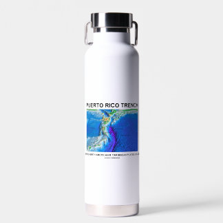 Puerto Rico Trench Wo Nordamerika Karibik Trinkflasche