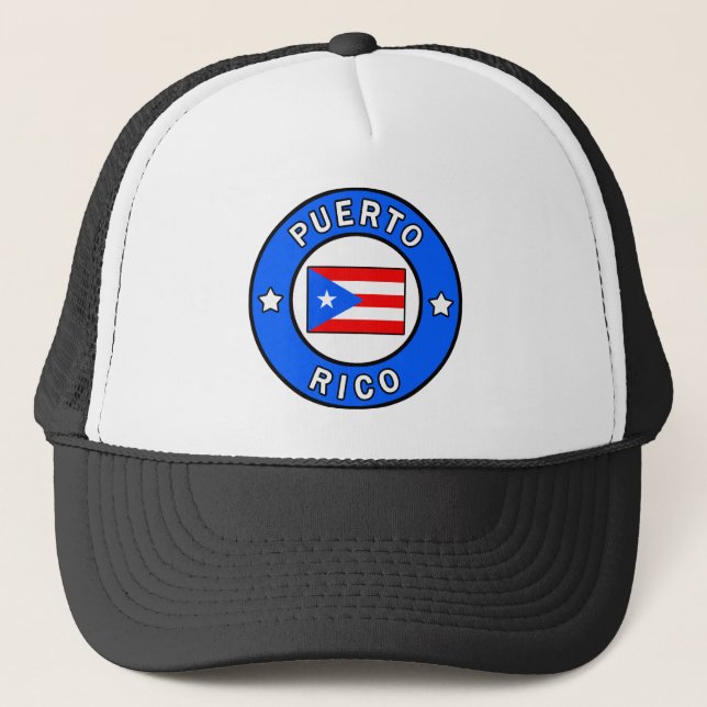 Puerto Rico Truckerkappe (Vorderseite)