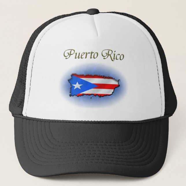 Puerto Rico Truckerkappe (Vorderseite)