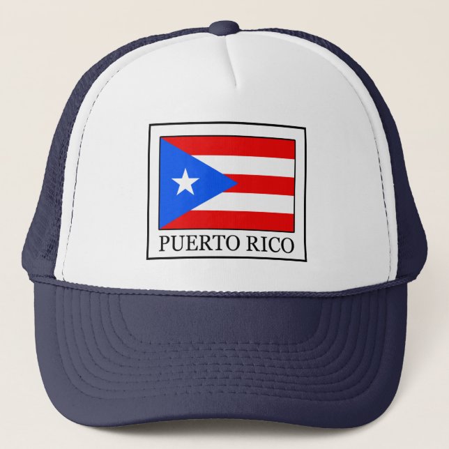 Puerto Rico Truckerkappe (Vorderseite)