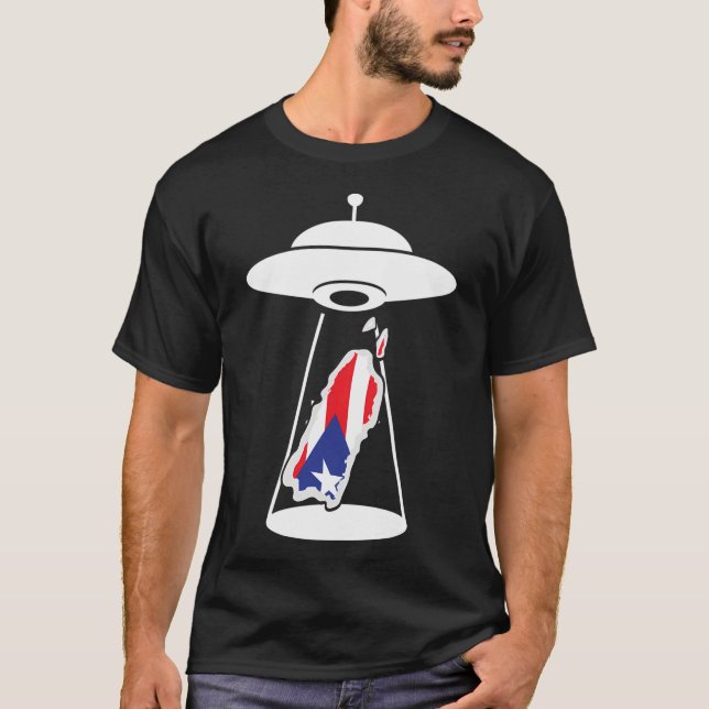 Puerto Rico Ufo T-Shirt (Vorderseite)