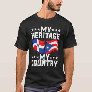 Puerto Rico und dominikanisches Shirt