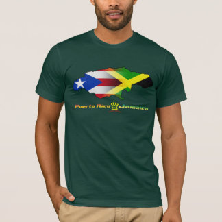 Puerto- Rico und Jamaika-Flagge 2 T-Shirt