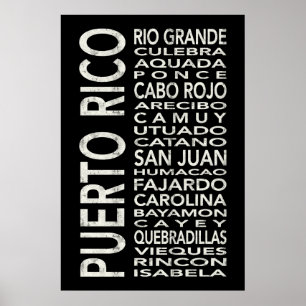 Puerto Rico Unterführung Art Bus Scroll Poster