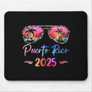 Puerto Rico Urlaub 2025 Matching Group Family Mousepad
