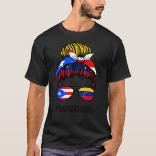 Puerto Rico Venezuela Flagge Puerto Rico Venezuela T-Shirt