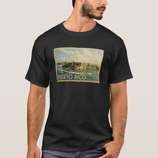 Puerto Rico Vintage T - Shirt (Vorderseite)