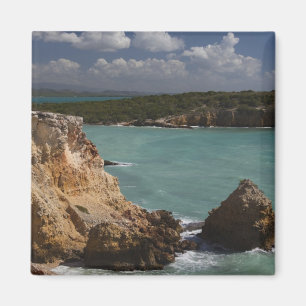 Puerto Rico, Westküste, Cabo Rojo, Küstenlinie 3 Magnet