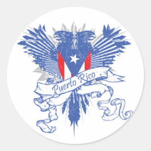 Puerto Rico Winged Sticker
