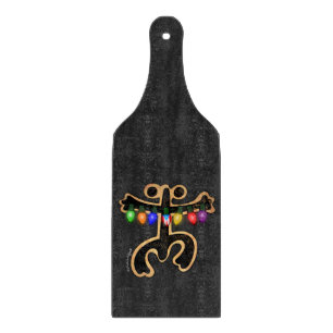 Puerto Rico Xmas Coqui Taino Symbol Boricua Flag Schneidebrett