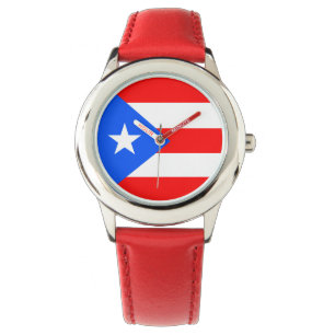 Puerto- Ricoflagge Armbanduhr