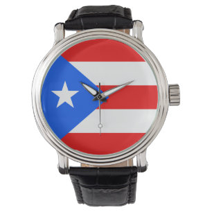 Puerto- Ricoflagge Armbanduhr