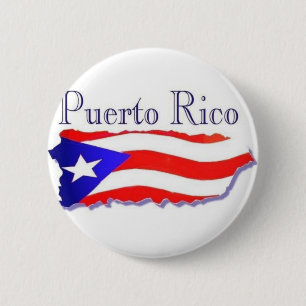 Puerto- Ricoflagge Boricua Button