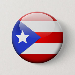 Puerto- Ricoflagge Button
