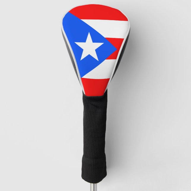 Puerto- Ricoflagge Golf Headcover (Vorderseite)