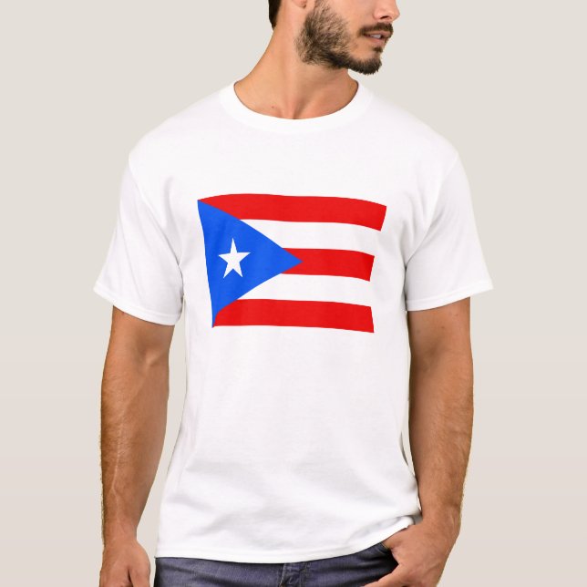 Puerto- Ricoflagge T-Shirt (Vorderseite)