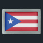 Puerto- Ricoflaggen-Gürtelschnalle Rechteckige Gürtelschnalle<br><div class="desc">Puerto- Ricoflaggen-Gürtelschnalle</div>