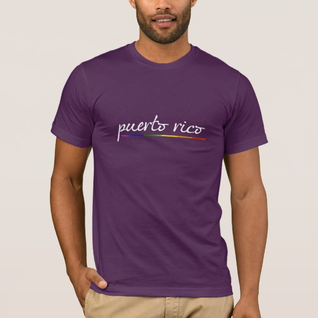 PUERTO- RICOGay Pride -- .png T-Shirt (Vorderseite)