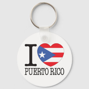 Puerto- RicoLiebe v2 Schlüsselanhänger
