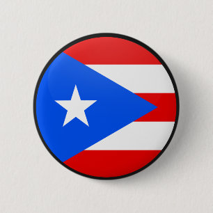Puerto- Ricoqualität Flaggen-Kreis Button