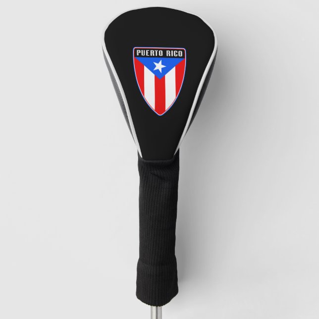 Puerto-Ricoschild Golf Headcover (Vorderseite)