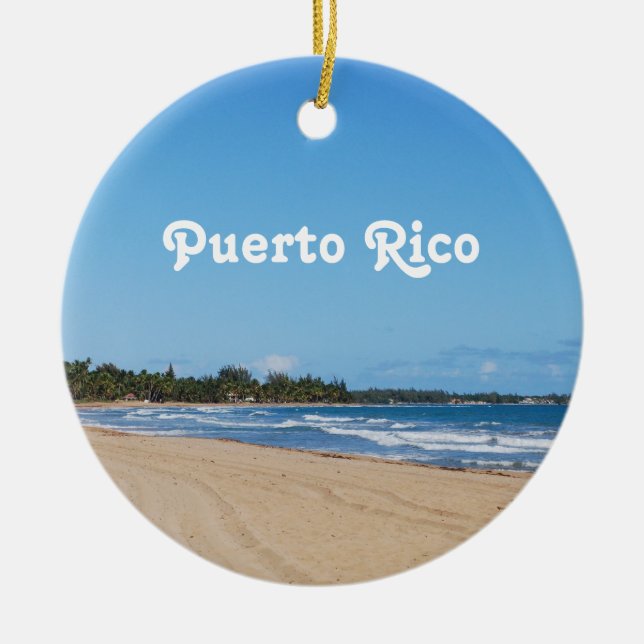 Puerto- Ricostrand Keramik Ornament (Vorne)
