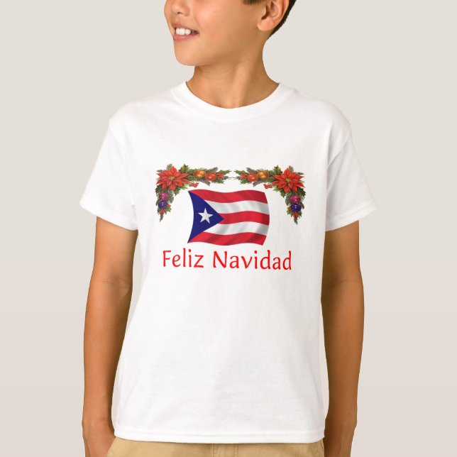 Puerto- Ricoweihnachten T-Shirt (Vorderseite)