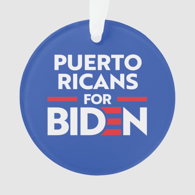 PUERTO RIKANE FÜR JOBIDEN ORNAMENT (Vorderseite)
