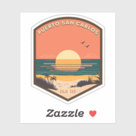 Puerto San Carlos Baja Kalifornien Sur Mexico RV Aufkleber