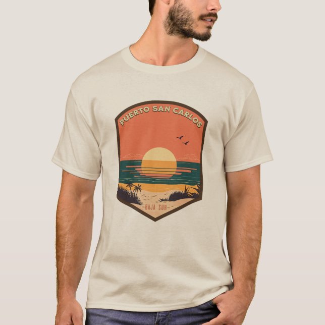Puerto San Carlos Baja Kalifornien Sur Mexiko T-Shirt (Vorderseite)
