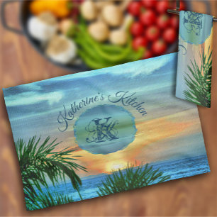 Puerto Sunset 1557 Geschirrtuch