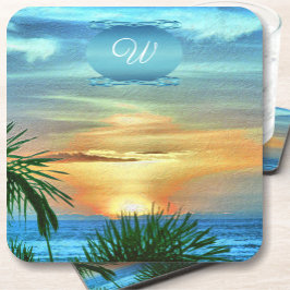 Puerto Sunset 1557 Getränkeuntersetzer