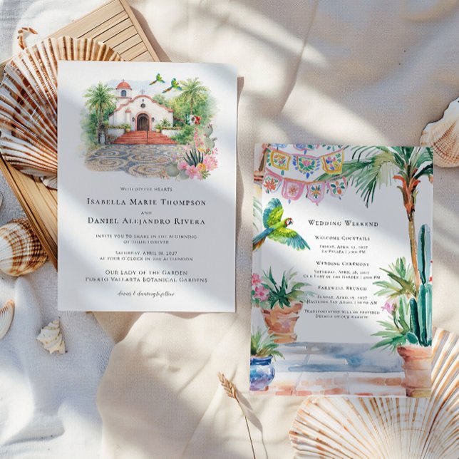 Puerto Vallarta Chapel Wedding Invitation Einladung (Von Creator hochgeladen)