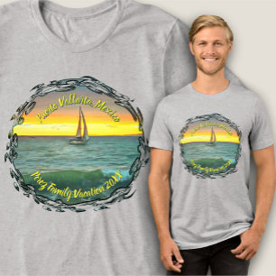 Puerto Vallarta Familienurlaub 0884 Tri-Blend Shirt