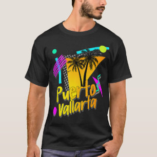 Puerto Vallarta Ferien Matching Retro Vintag T T-Shirt