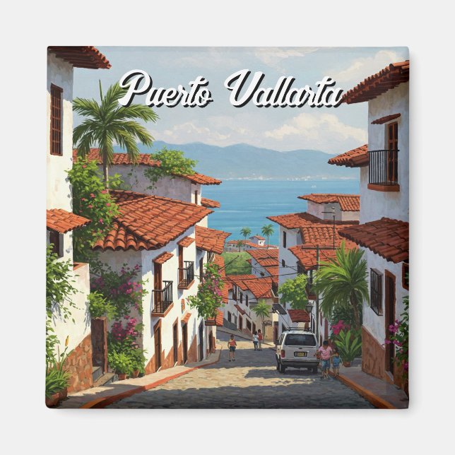 Puerto Vallarta Jalisco Mexico Travel Magnet (Vorne)
