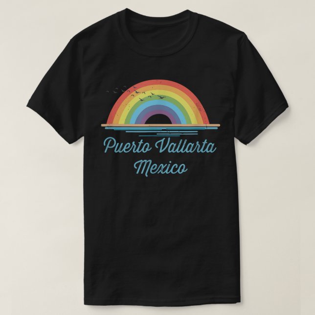 Puerto Vallarta Meico Souvenir Grafik  T-Shirt (Design vorne)