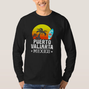 Puerto Vallarta Mexico Beach Souvenir Urlaub Tra T-Shirt