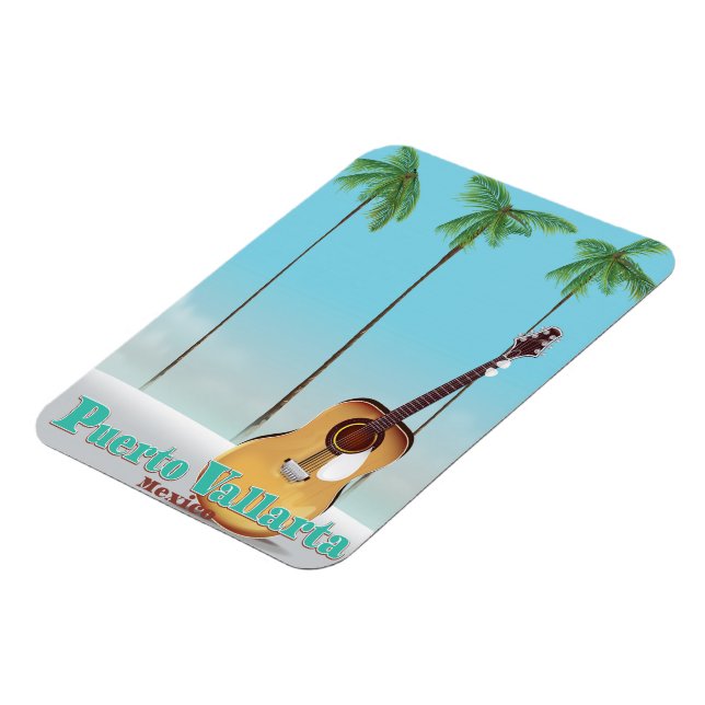 Puerto Vallarta Mexiko Reiseplakat Magnet (Linke Seite)