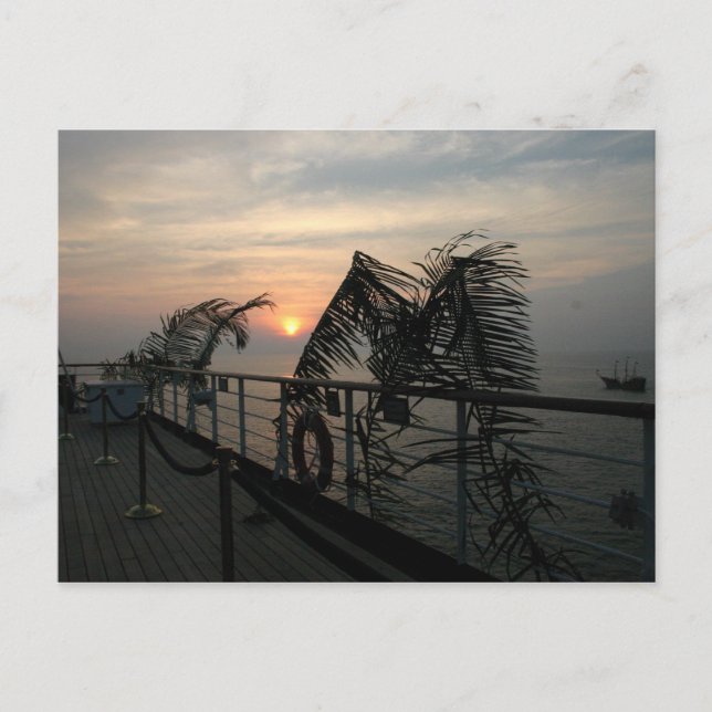 Puerto Vallarta, Mexiko Sunset Postcard Postkarte (Vorderseite)