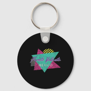 Puerto Vallarta Mexiko Vintage Retro 80er 90er Url Schlüsselanhänger