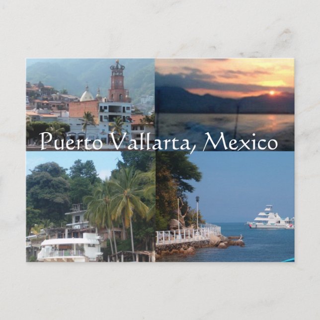 Puerto Vallarta,  postcard Postkarte