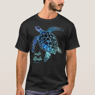 Puerto Vallarta Tribal Sea Turtle Mexico Souvenir T-Shirt