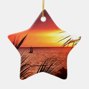 Puerto- Vallartasonnenuntergang Keramikornament